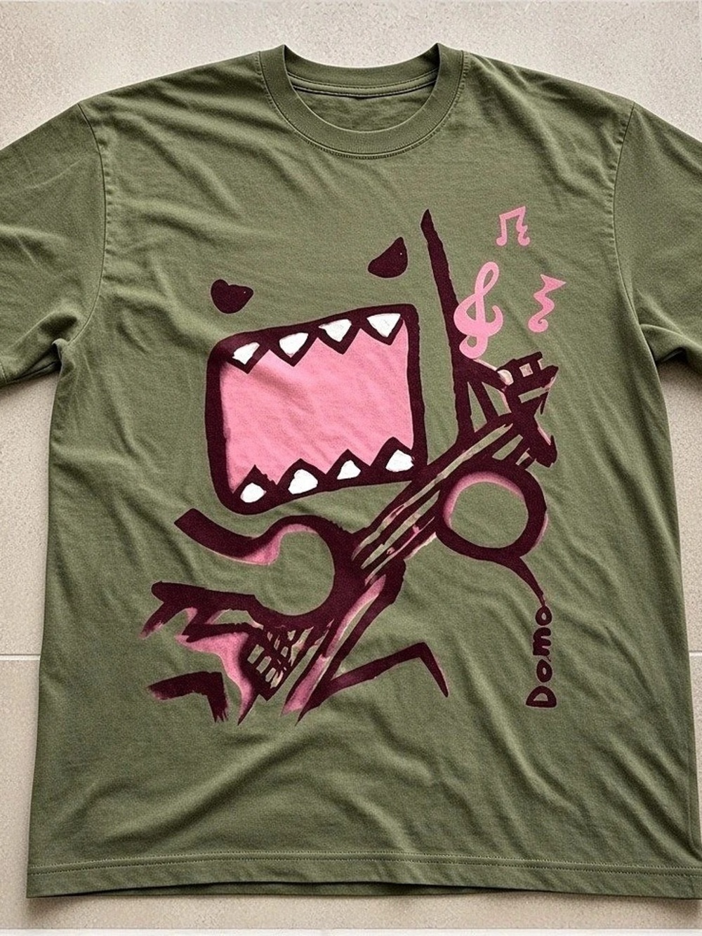 Domo Kun Playing Guitar T-shirt